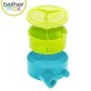 Brother Max Plastic Milk Powder Dispenser - 3-Partition - Image 2