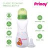 Princy Classic BPA-Free Economy Feeding Bottle - 250ml (Green) - Image 2