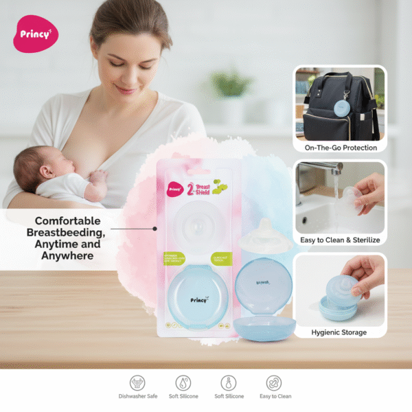 Princy 2pc Breast Shield with Protected Cover - Image 3