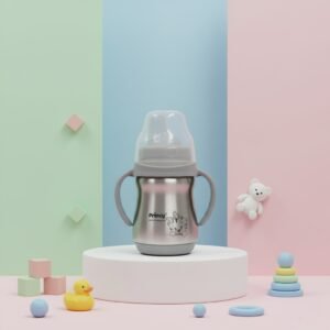 Princy 225ml Stainless Steel Water Bottle for Kids with Handle